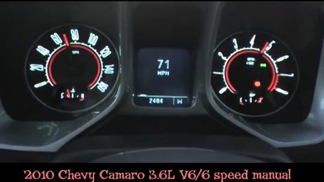 2010 Chevy Camaro 3.6L V6 Manual 0-60 MPH смотреть онлайн