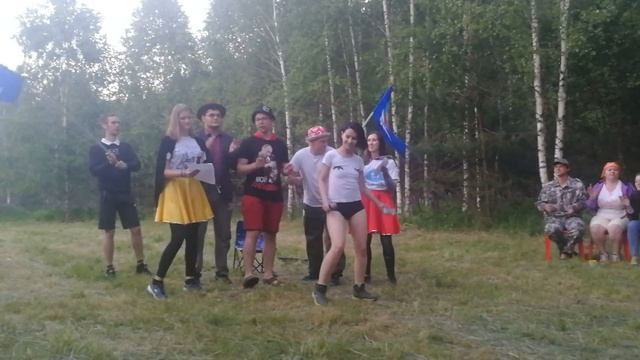 Ребята зажгли на турслёте: команда "Ядрёные ребята", конкурс "Визитка" - Арзамас, 2019 смотреть онлайн