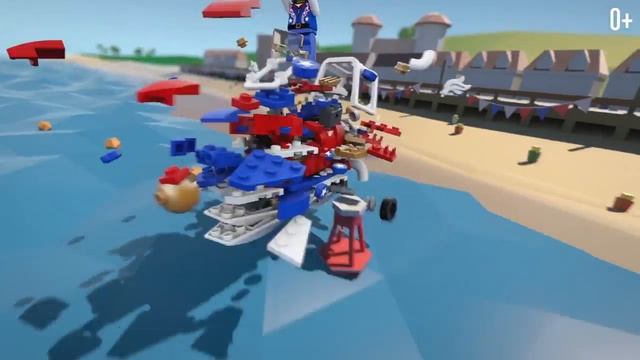 Самолет для крутых трюков - LEGO Creator 3-в-1 - 31076 - анимация смотреть онлайн