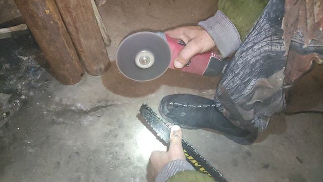 заточка цепи на бензо- /электро- пиле