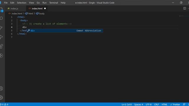 VS Code - HTML Tricks and Shortcuts(Emmet) смотреть онлайн