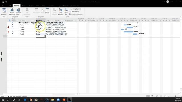 Critical Chain Method Based on TOC in MS Project 2019 смотреть онлайн