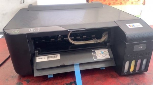 Epson L1210 How to Manual Nozzle Check and Head Cleaning