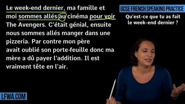 GCSE French Speaking: What did you do last weekend? смотреть онлайн