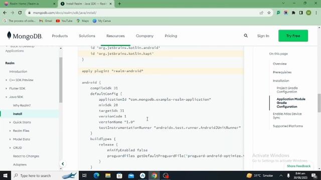 MongoDB - Realm in Android Studio смотреть онлайн