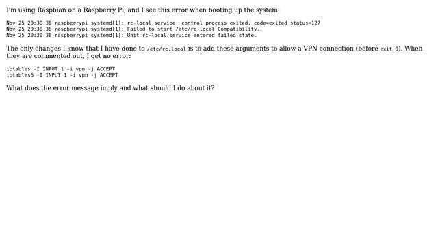 systemd[1]: Failed to start /etc/rc.local Compatibility смотреть онлайн