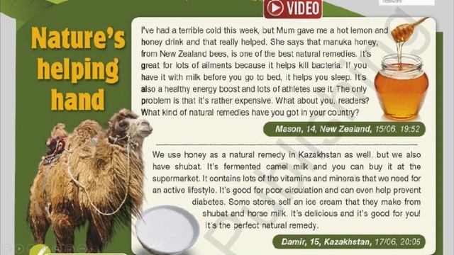 7 Grade lesson "Nature's Helping Hand" Excel for Kazakhstan смотреть онлайн