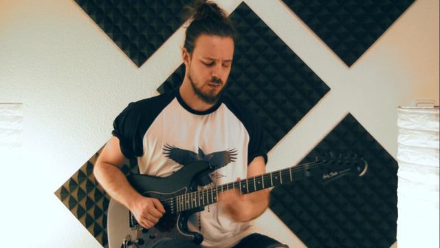 Soloing over "Polyphia - Goose" on a 80€ Harley Benton Guitar смотреть онлайн