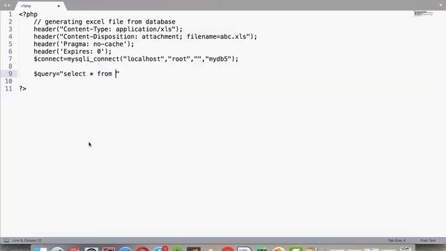 Generating Excel File in PHP | Excel | PHP смотреть онлайн