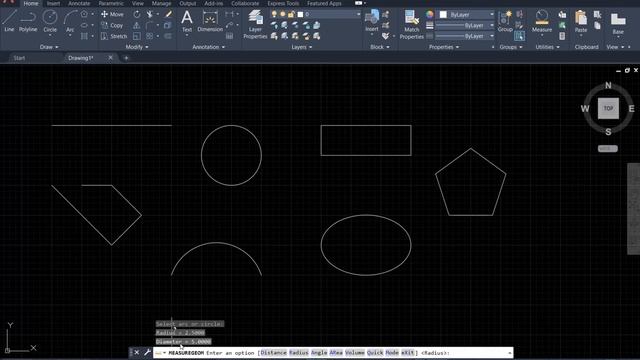 AutoCAD 2021 Tutorial: Utilities Panel (I) -- how to use Measure tools from Utilities Panel? смотреть онлайн