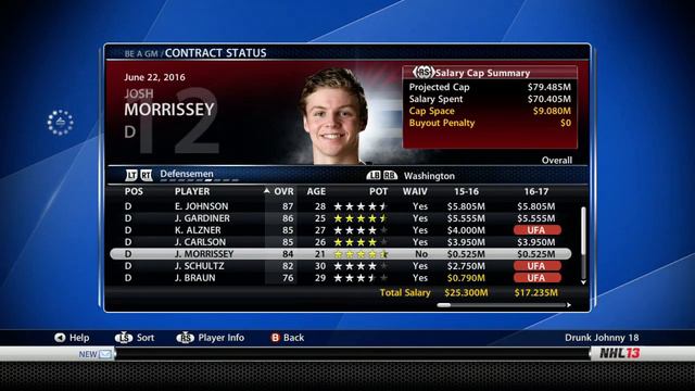 NHL 13: GM Mode Commentary - Washington ep. 37 "Offseason 1/2" смотреть онлайн