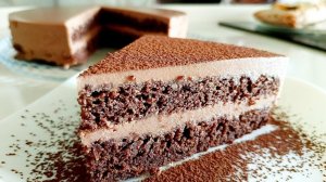 Шоколадный кето Торт Bavarua.  Баварский торт на какао.