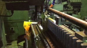 Нарезка зубчатой рейки L950