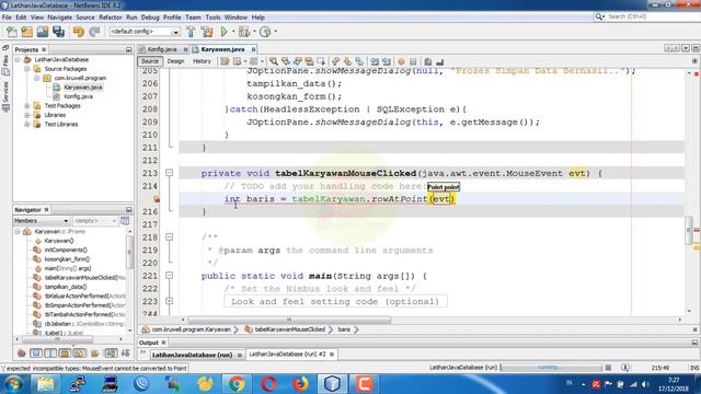 Membuat Aplikasi Database Menggunakan Java GUI dan MySQL Bagian 3 смотреть онлайн