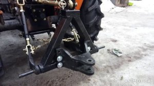 Минитрактор XINGTAI, переделка прицепного устройства.