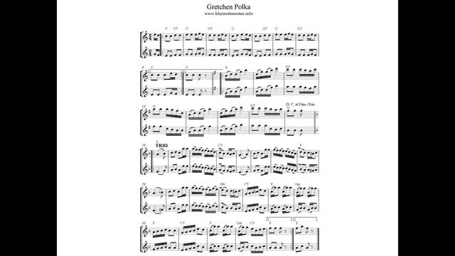 Clarinet Duo - Gretchen Polka смотреть онлайн