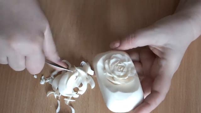 Карвинг по мылу carving on soap แกะสลักสบู่ смотреть онлайн