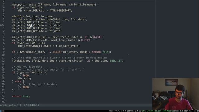 Adding Files / Directories to the ESP | GPT Disk Image | UEFI Dev (in C) смотреть онлайн