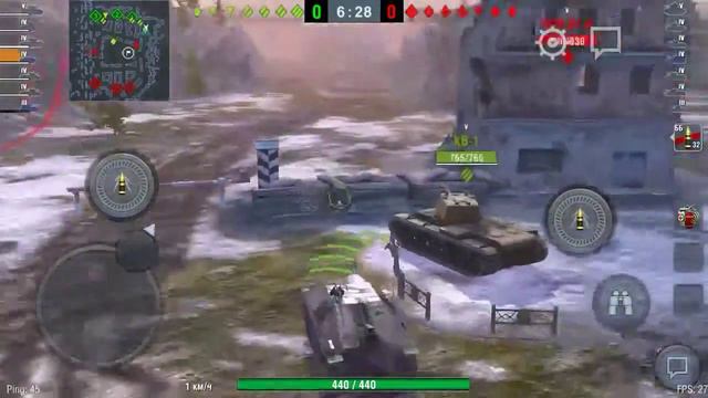 Играем в WOT Blitz часть #1 смотреть онлайн