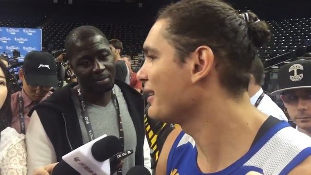 Partial Anderson Varejao media availability at Oracle, day before NBA Finals Warriors Cavs Game 1 3 смотреть онлайн
