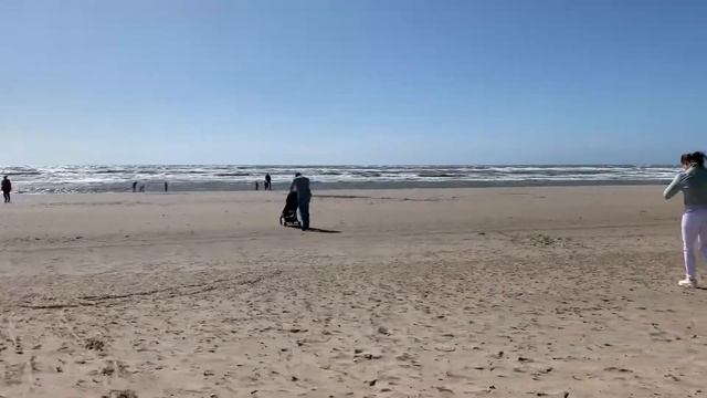 Нидерланды. Северное море. Пляж. смотреть онлайн