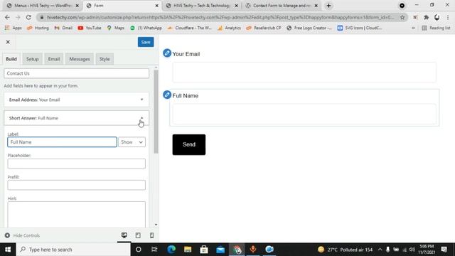 How to Create a Contact Form in WordPress With Drag And Drop Form Builder | No Coding | HappyForms смотреть онлайн