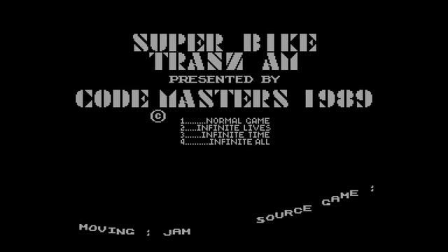 Super Bike Tranz Am Crack Intro - XMX2/Musicsoft [#zx spectrum] смотреть онлайн