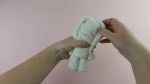 Медвежонок из полотенца / Как сделать мишку  из полотенца / Фигурки из полотенец