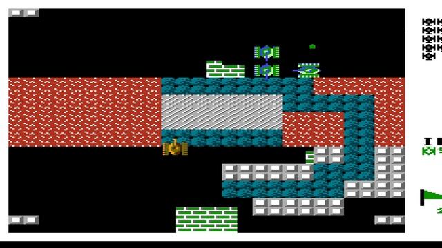 Battle City by Zergkerrigan (Battle City Hack) (NES, 1985) Уровень 2 смотреть онлайн
