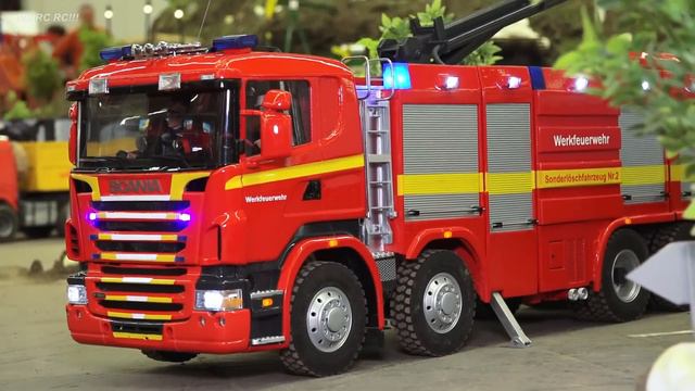RC MODEL FIRE RESCUE TRUCK COLLECTION IN SCALE!! RC SCANIA, RC MAN, RC MERCEDES-BENZ смотреть онлайн