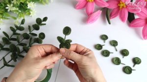 ?Зеленые веточки для декора букета из Синельной проволоки ?Pipe Cleaner Craft