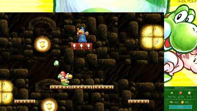 Yoshi's New Island [3DS] - All Bosses + Ending [No Damage]