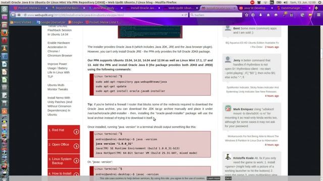 Java 8 auf Ubuntu14 installieren - ganz einfach смотреть онлайн