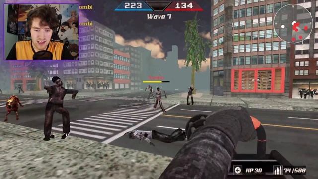 1 DOLLAR ZOMBIE GAME! смотреть онлайн