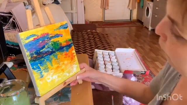 Рисую Закат акрилом? смотреть онлайн