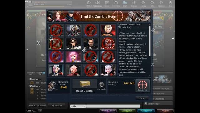 [CSNS/CSNZ] Counter Strike Nexon: Studio Find The Zombies Event with over 2500+ Bullets смотреть онлайн