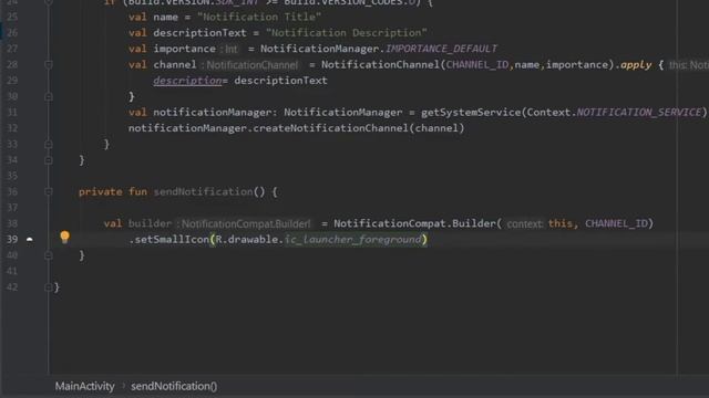 Creating Notifications in Android Studio 2020 (Kotlin) смотреть онлайн