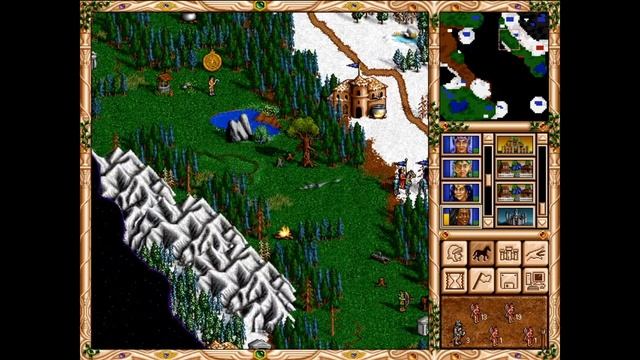 Heroes of Might and Magic II: The Succession Wars - Прохождение - Часть 3 - Спасите гномов! смотреть онлайн