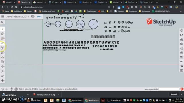 Sketchup Stamped Metal Jewelry metal layout смотреть онлайн
