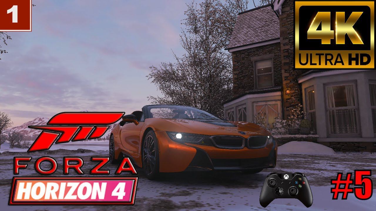4К Forza Horizon 4 gameplay Часть 5 смотреть онлайн