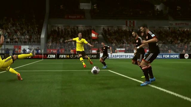 Bayer 04 Leverkusen vs. Borussia Dortmund - FIFA 14 Prediction with EA SPORTS смотреть онлайн