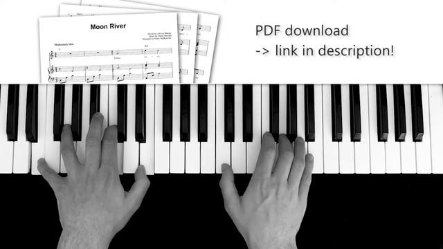 Moon River - Piano Arrangement & Sheet Music (PDF) смотреть онлайн