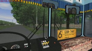 [OMSI 2] (Троллейбус с ДК-210!) Утренняя поездка по 6 маршруту карты Балаково.