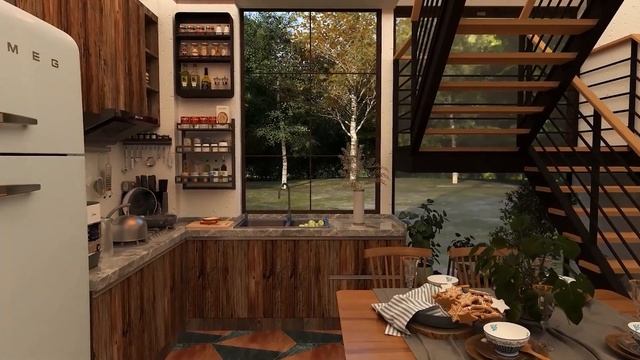 (6x7 Meters) Tiny House Design | 1 Bedroom House Tour | Simple House Design