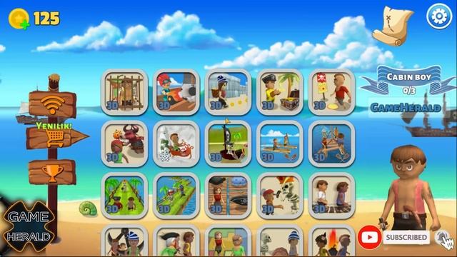 Pirates party: 2 3 4 players Android Gameplay смотреть онлайн