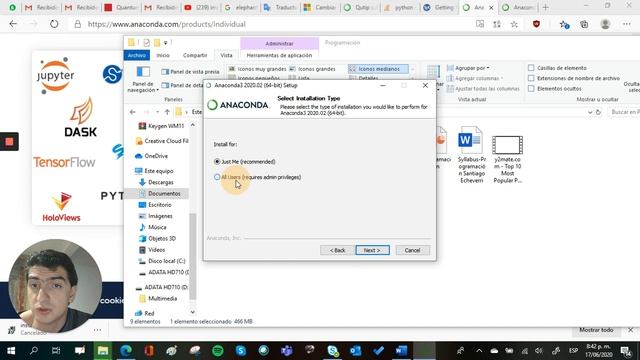Instalacion Anaconda Python смотреть онлайн