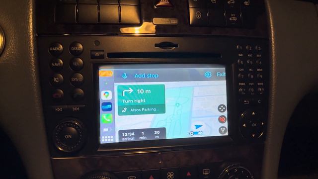 CarPlay On A Mercedes Comand NTG 2.5