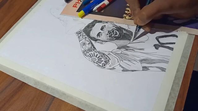 Lionel Messi sketch drawing... fifa World Cup Qatar 2022 winning photo sketch drawing.. смотреть онлайн