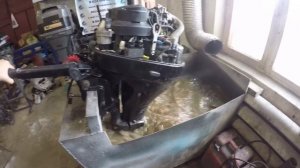 Тест лодочного мотора Suzuki 25 Vtvin запуск Сузуки 25 4такта замер компрессии лодочного мотора бу