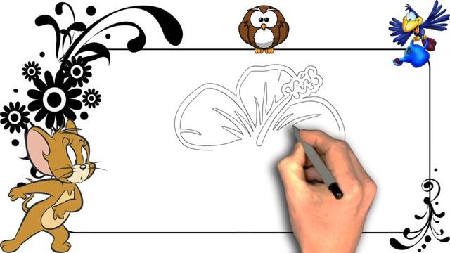 How to Draw a Flower | Draw a Flower Step by Step Video | Draw a Flower for Kids смотреть онлайн